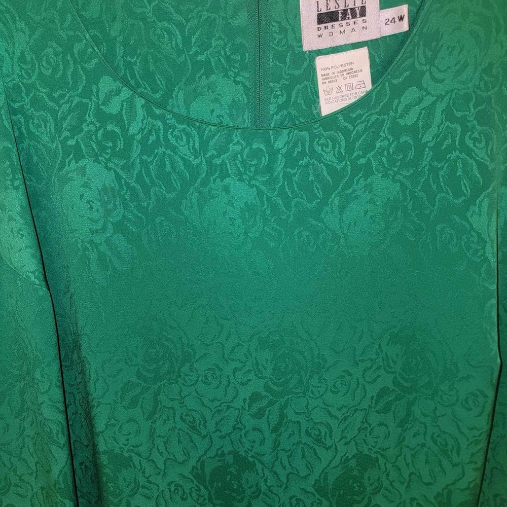 Leslie Fay plus size 24w 2 pcs dress